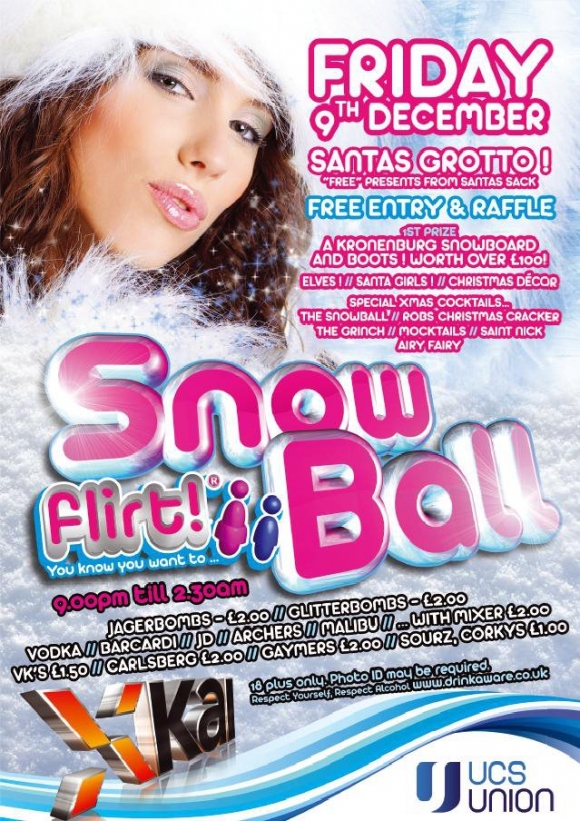 Flirt! Snow Ball - Friday 9th December, Kai Bar