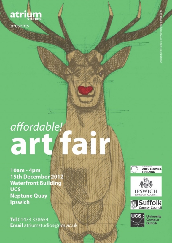 Affordable Arts Fair @ UCS Waterfront, Ipswich, Sat Dec 15th