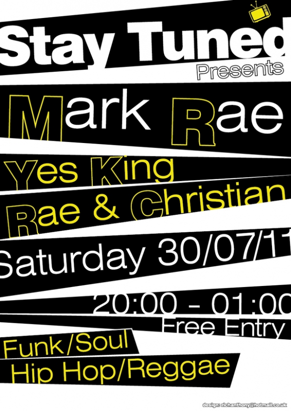 Stay Tuned presents MARK RAE