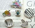 Selection of China Brooches