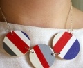 Stripey Circles Necklace