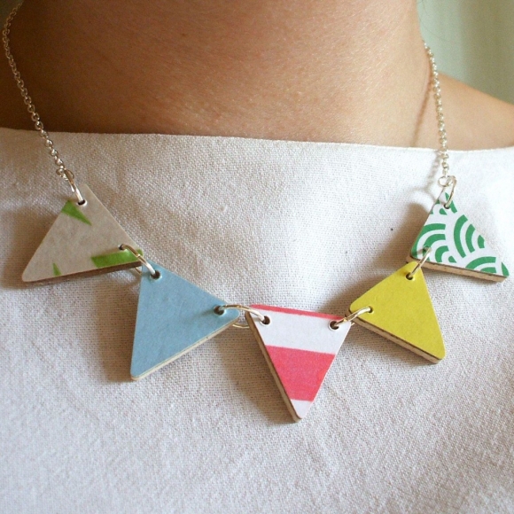 Candy Colours Bunting Necklace