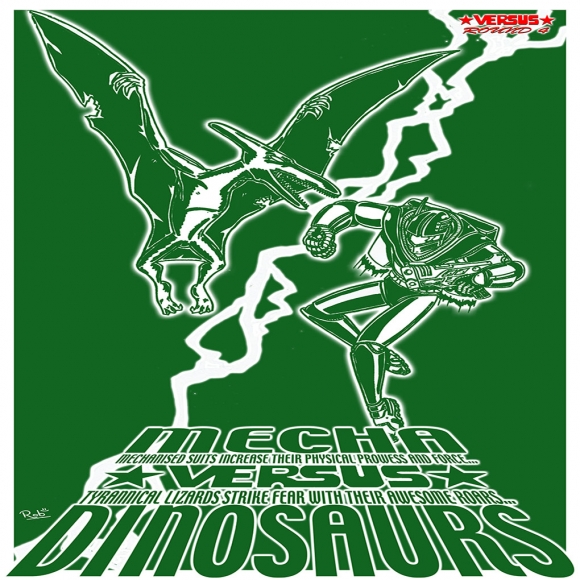 Mecha Versus Dinosaurs