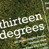 thirteen degrees graphic design